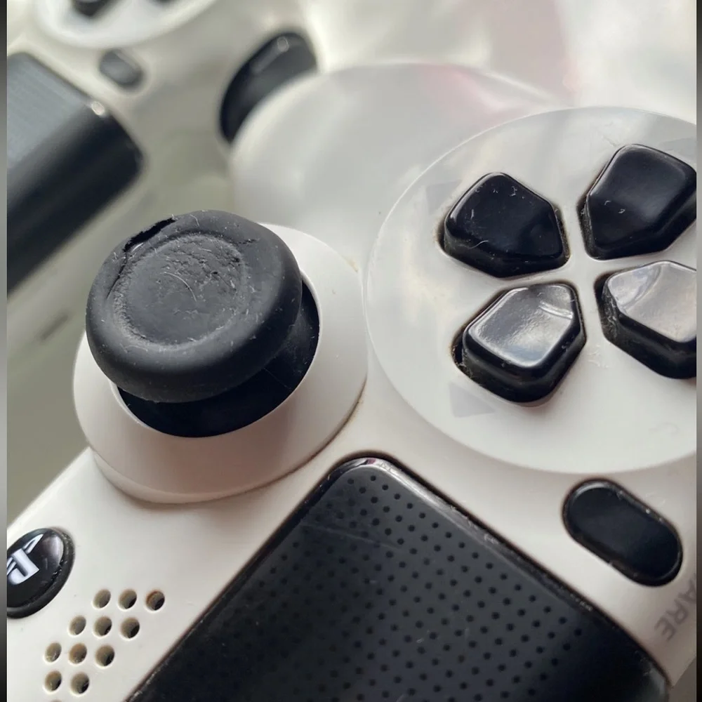 PS4 console with controllers